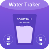 Water Tracker Reminder - Drinking Water Alarm أيقونة