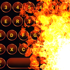 Fire Burning Keyboard Live icon