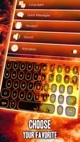 Brennendes Feuer Tastatur Animation Screenshot 1