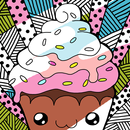 Kawaii Färbung Hintergründe APK