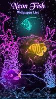 Neon Fish Wallpaper Live poster