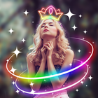 Neon Light Crown Effect Photo Editor icon