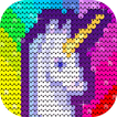 Pailletten Hintergründe Einhorn