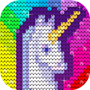 Unicorn Sequin Flip Wallpaper APK