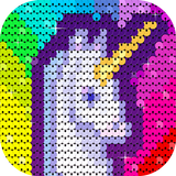 Pailletten Hintergründe Einhorn Zeichen