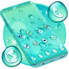 Tema de gotas de agua icono