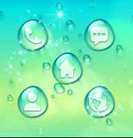 Water Drops Theme syot layar 3