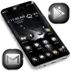 Black&White Launcher Theme ikon