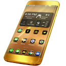 Neon Gold Theme pour Launcher APK