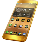 Neon Gold Theme For Launcher biểu tượng