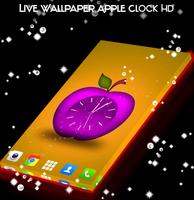 برنامه‌نما Live Wallpaper Apple Clock HD عکس از صفحه