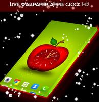 Live Wallpaper Apple Clock HD poster