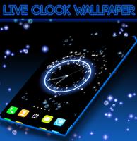 Live Clock Wallpaper Cartaz