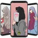 Hijab Cartoon Wallpaper HD APK