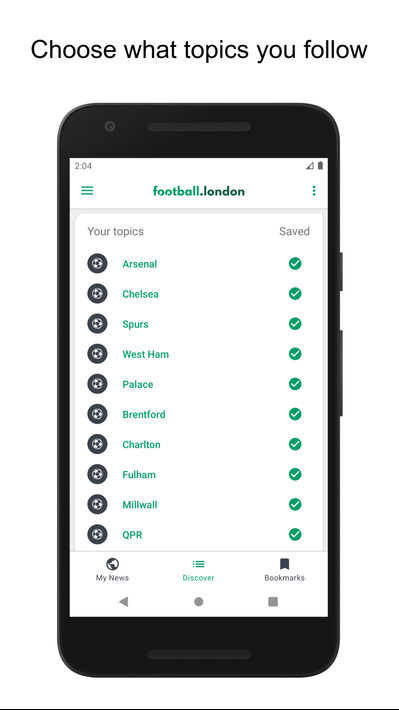 Football.London screenshot 2