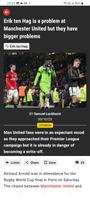 برنامه‌نما Manchester United News عکس از صفحه