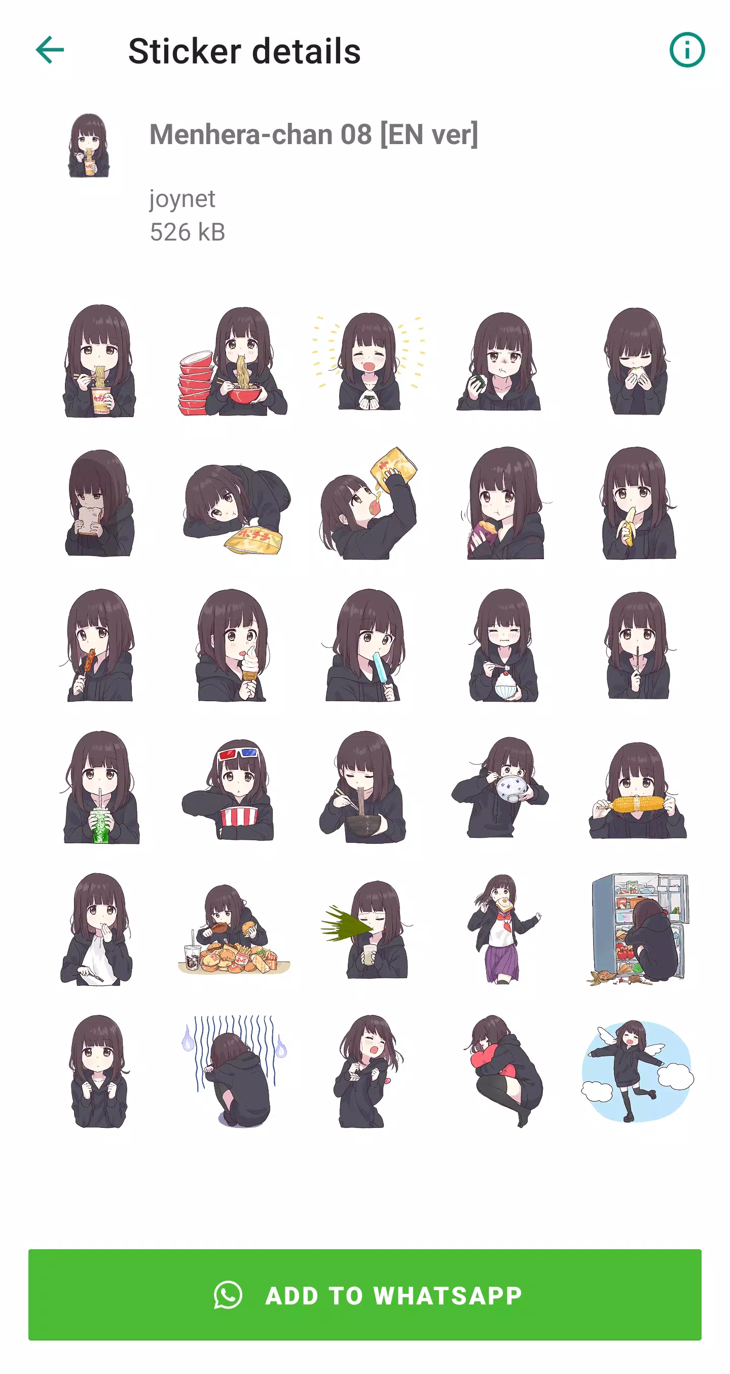 Menhera chan stickers - Apps on Google Play