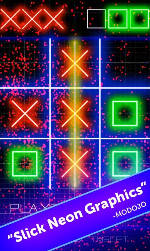 Tic Tac Toe Glow by TMSOFT::Appstore for Android