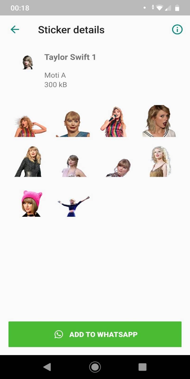 Taylor Swift Stickers For Whatsapp For Android Apk Download