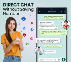 Direct Chat & Messaging App Cartaz