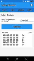 Lottery Simulator capture d'écran 1