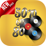 Années 50 Années 60 Années 70 Oldies Music Radio icône