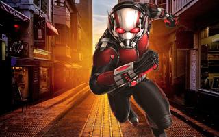 Superheld Ameisenmann und Wasp City Rescue Plakat