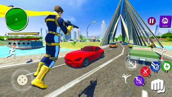 Skyline Rope Hero: Superhero پوسٹر