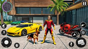 Hero Rope Spider City Man captura de pantalla 2