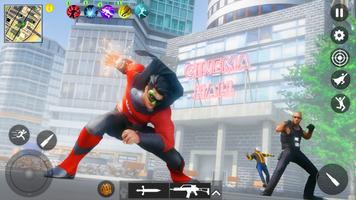 Spider Hero Action Fighting Poster