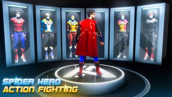 Spider Hero Action Fighting captura de pantalla 1