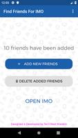 Find Friends For IMO الملصق