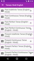 Tenses Hindi English Affiche