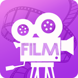 Old film effect camera icon