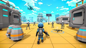 Pistolet stickman shooter 3D plakat