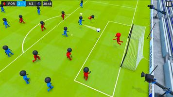 Stickman Jeux de Football 3D Affiche
