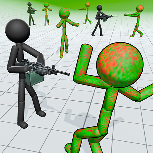 Stickman gegen Zombie-3D