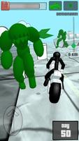 Stickman Zombie: Moto Racing capture d'écran 3
