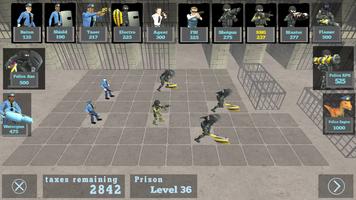 Battle Simulator Prison Polisi syot layar 1