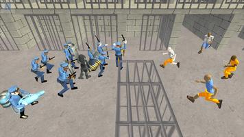 Battle Simulator Prison Polisi syot layar 2