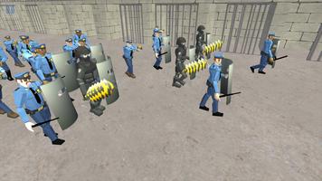 Battle Simulator Prison Polisi syot layar 3