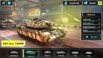 Tank Jeux de bataille Offline capture d'écran 1