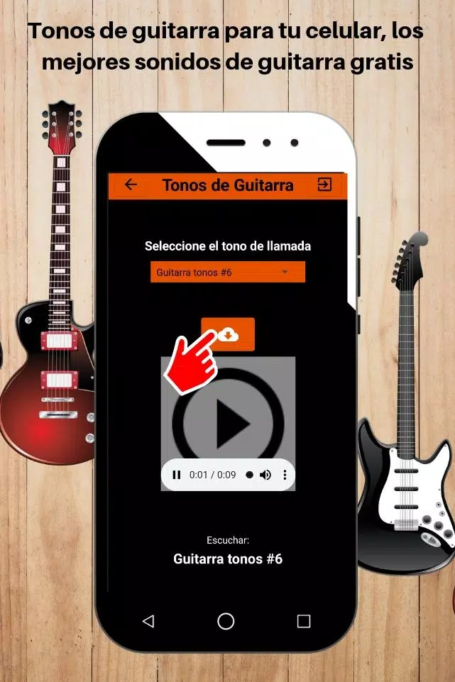 Descarga de APK de Tonos de guitarra, sonidos de riffs de guitarras para  Android