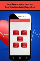 برنامه‌نما Heartbeat sounds, best fast heartbeat ringtones عکس از صفحه