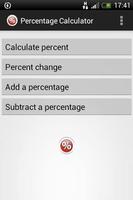 Percentage Calculator app โปสเตอร์