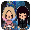 Toca Wednesday & Enid Boca HD APK