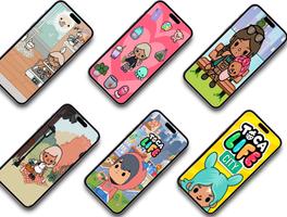 Toca Boca Wallpaper Life World-poster