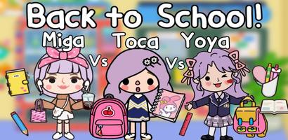 Happy Toca boca School Life Poster