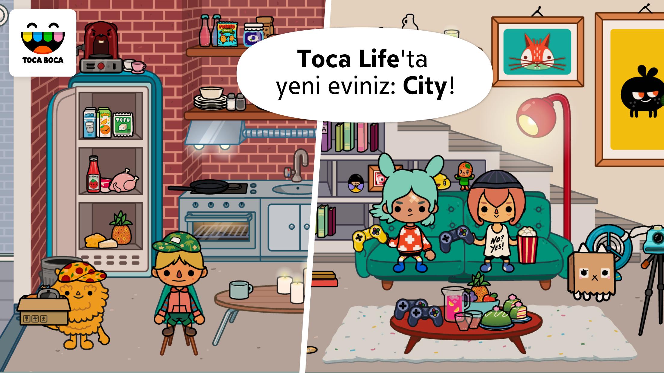 Как выглядит тока бока внутри Android için Toca Life: City - APK'yı İndir