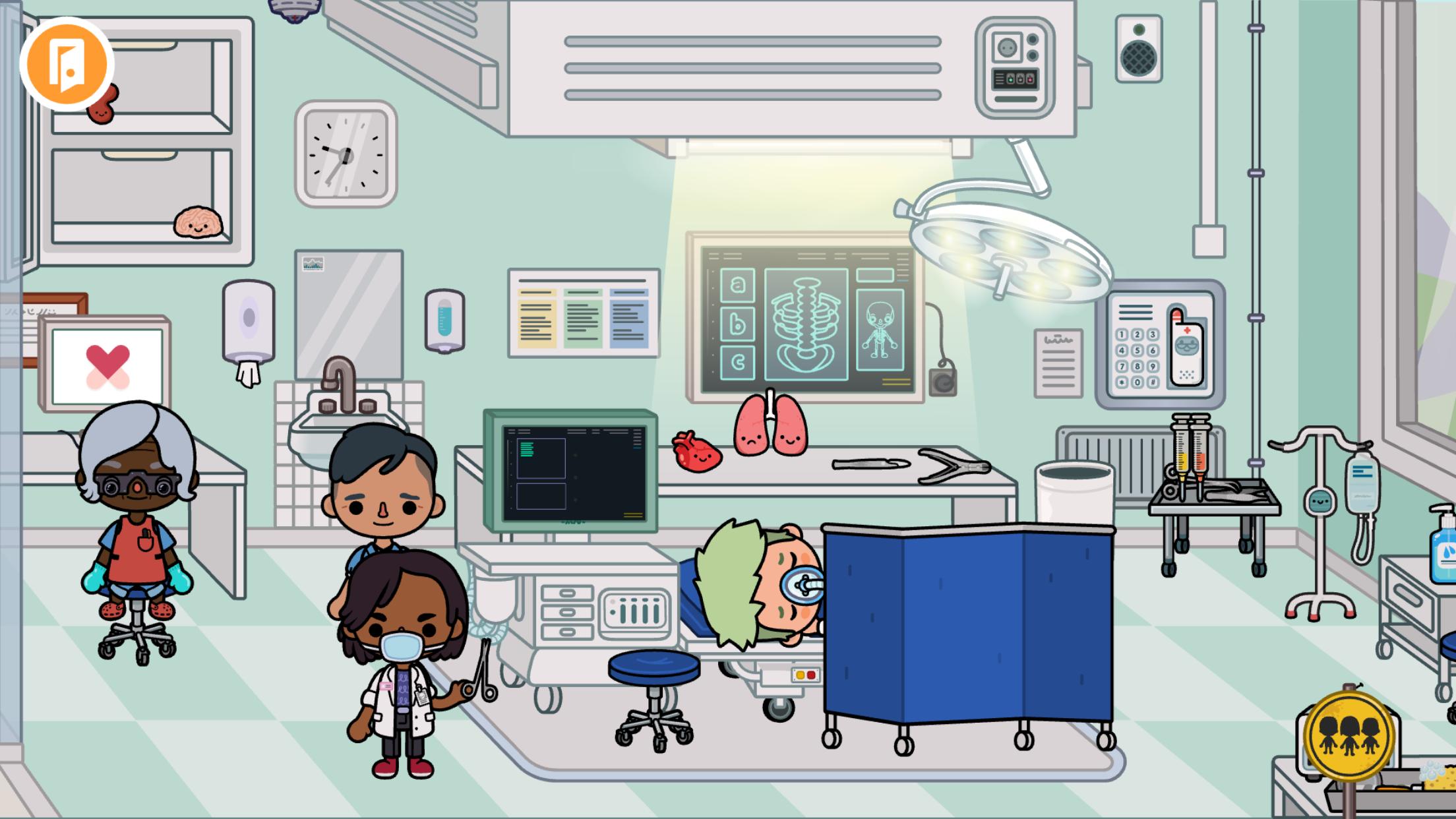 Как выглядит тока бока внутри Android için Toca Life: Hospital Son Sürüm 1.5-play